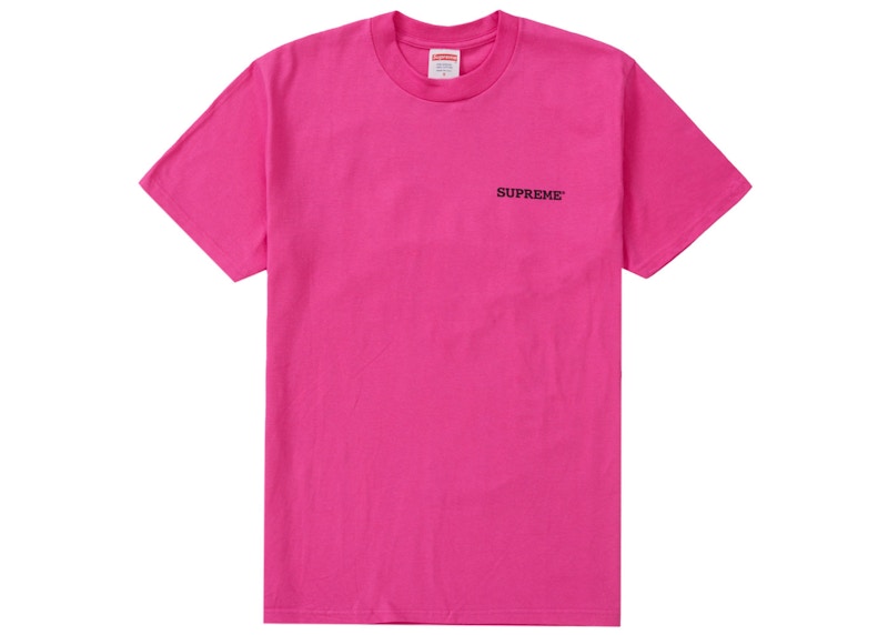 Supreme Patchwork Tee Fuchsia Paars