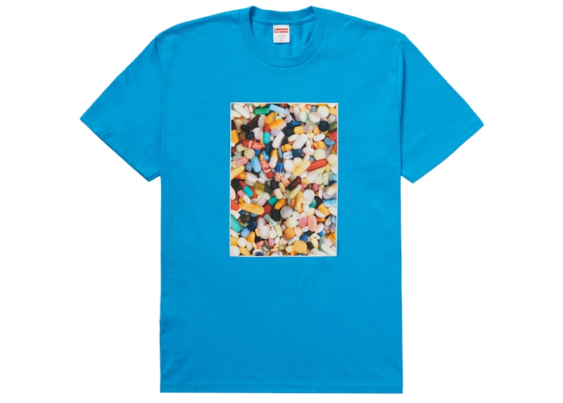 Supreme Pills Tee Bright Blauw