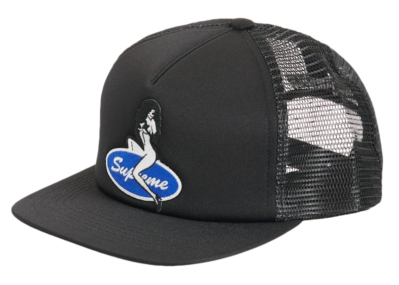 Supreme Pin Up Mesh Back 5-Panel Zwart