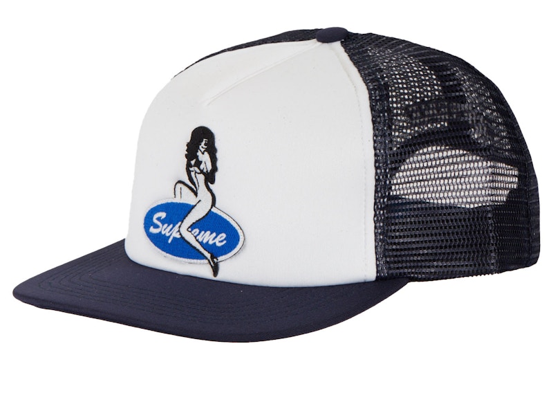 Supreme Pin Up Mesh Back 5-Panel Blauw