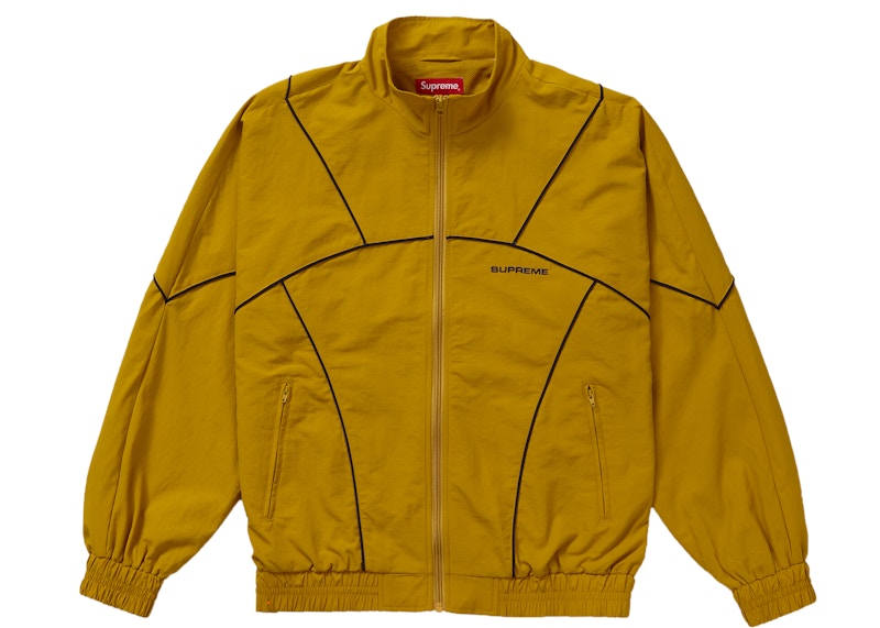 Supreme Piping Track Jacket Mustard
