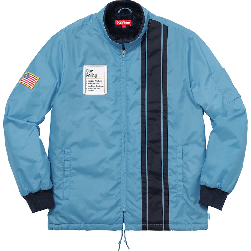 Supreme Pit Crew Jacket Light Blauw