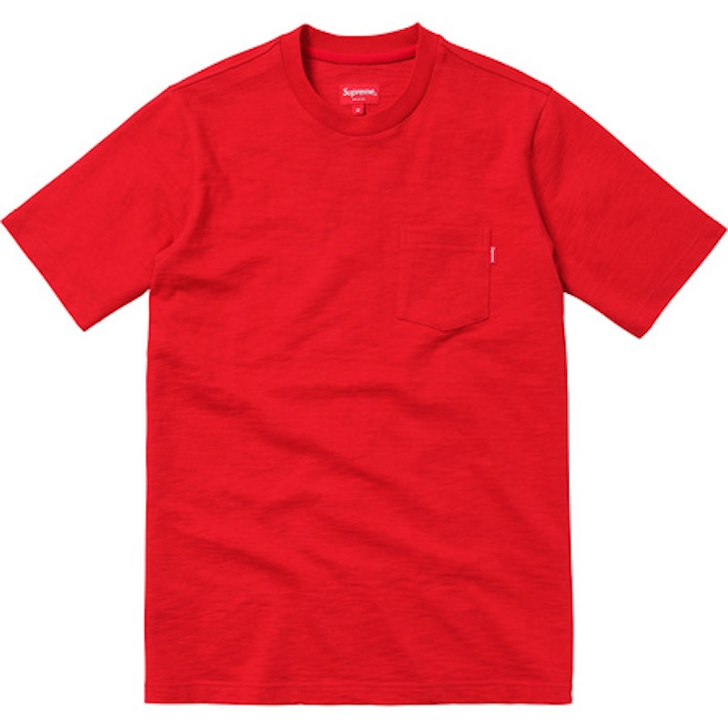 Supreme Pocket Tee Rood