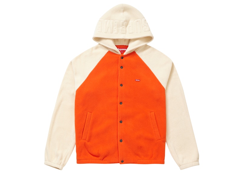 Supreme Polartec Hooded Raglan Jacket Oranje