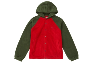Supreme Polartec Hooded Raglan Jacket Rood