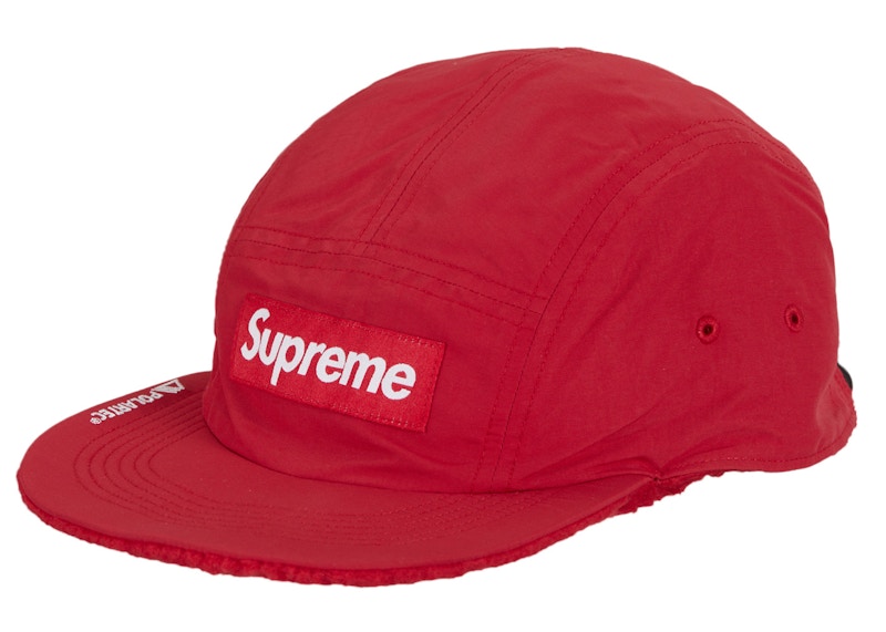 Supreme Polartec Shearling Reversible Camp Cap Rood
