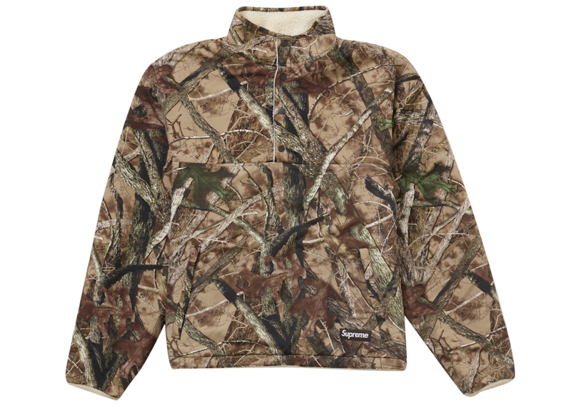 Supreme Polartec Shearling Reversible Pullover Truetimber Htc Fall Camo