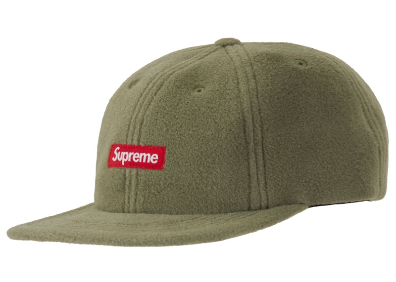 Supreme Polartec Small Box 6-Panel Olijf