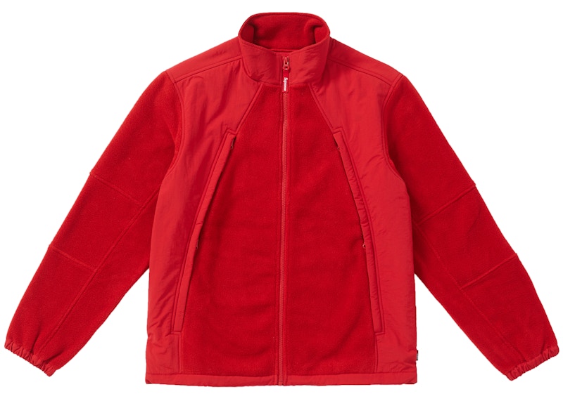 Supreme Polartec Zip Up Jacket Rood