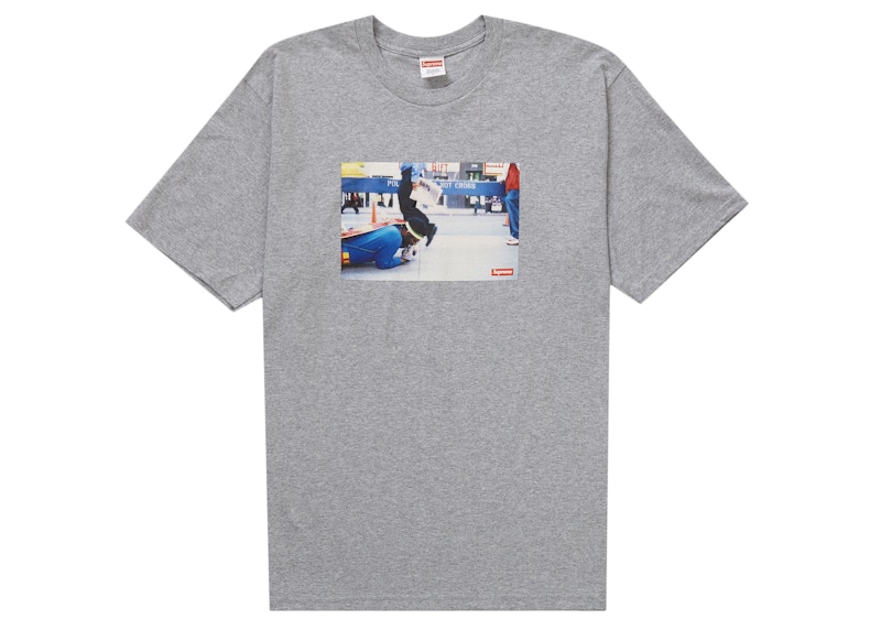 Supreme Pope.L Training Crawl Tee Heather Grijs