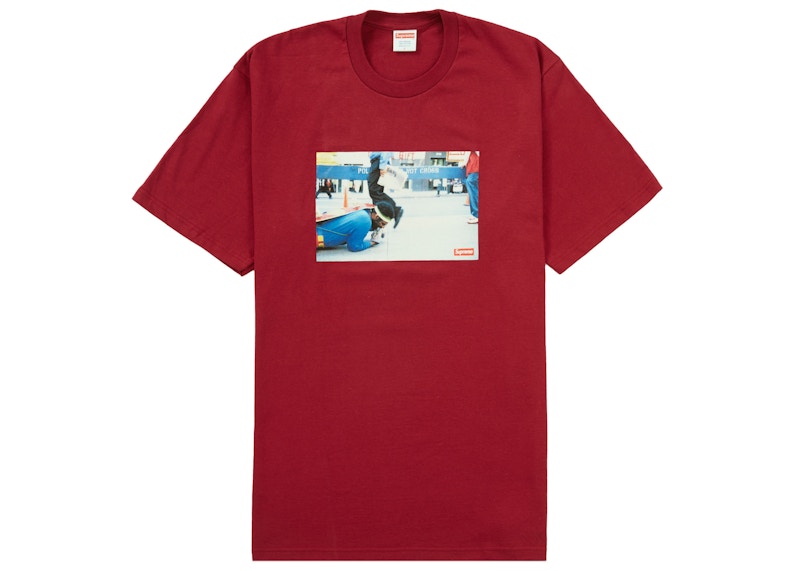 Supreme Pope.L Training Crawl Tee Rood
