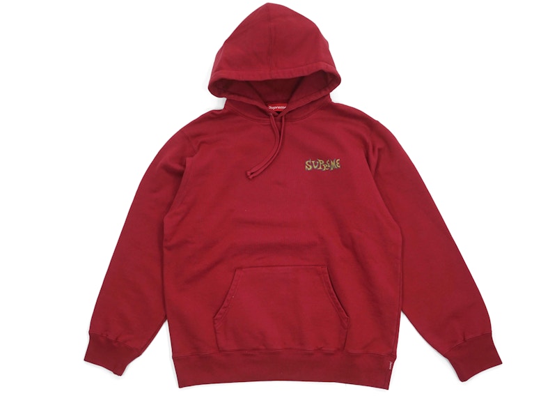 Supreme Portrait Hooded Sweatshirt Cardinal