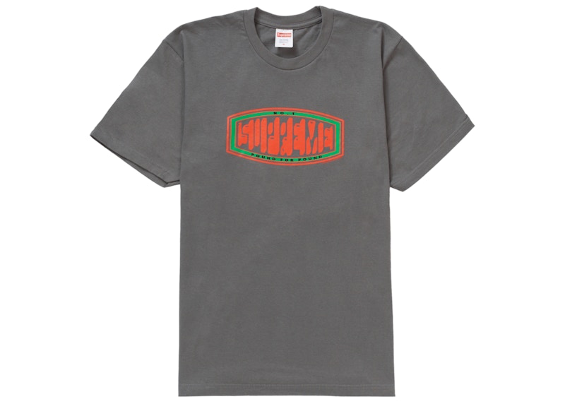 Supreme Pound Tee Charcoal Zwart