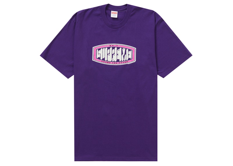 Supreme Pound Tee Paars