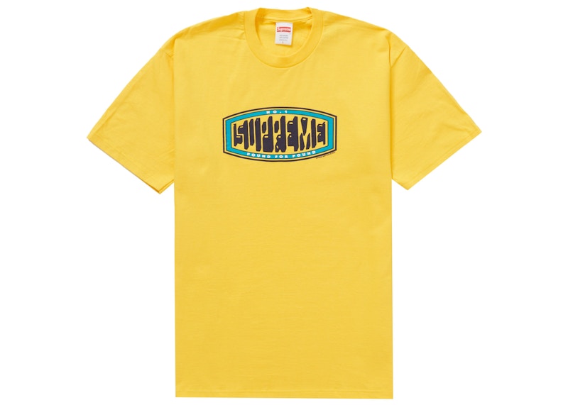 Supreme Pound Tee Geel