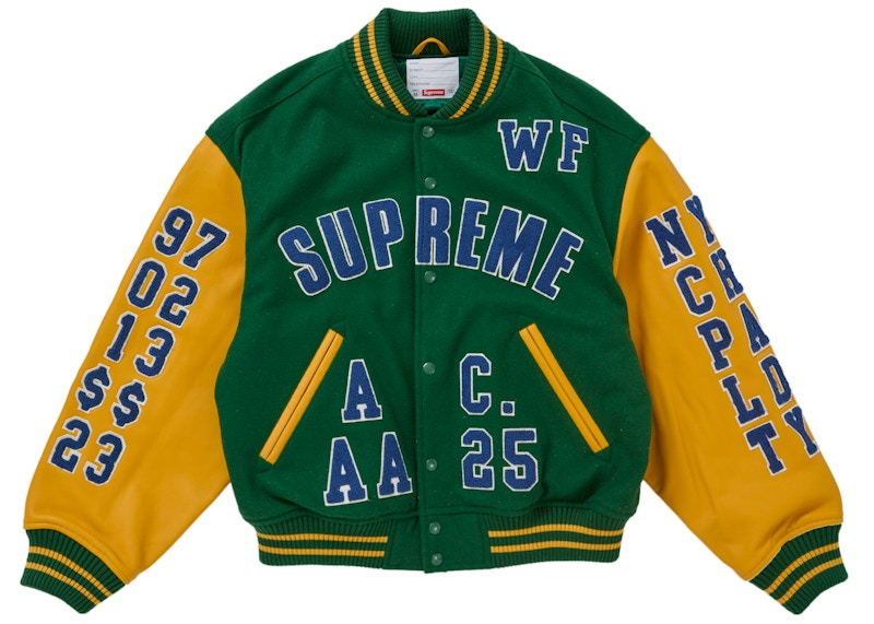 Supreme Praises Varsity Jacket Groen