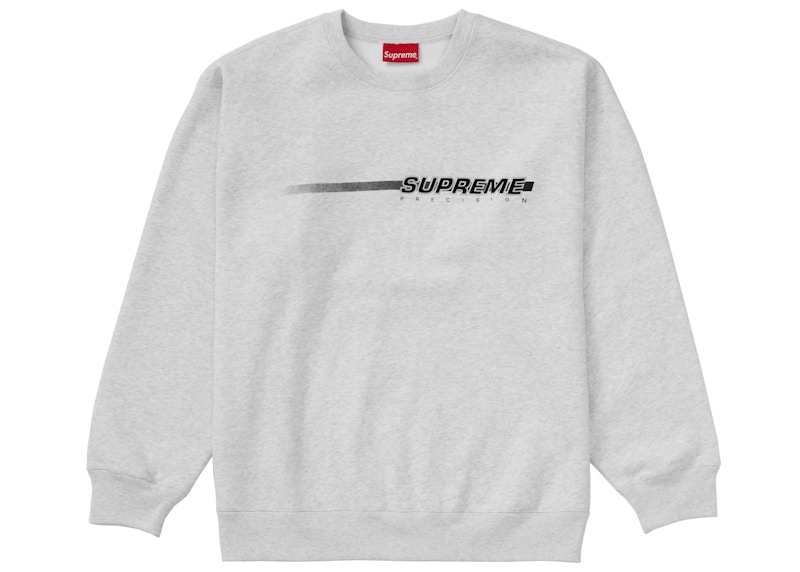 Supreme Precision Crewneck Ash Grijs