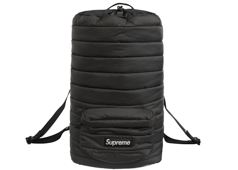 Supreme Puffer Backpack Zwart