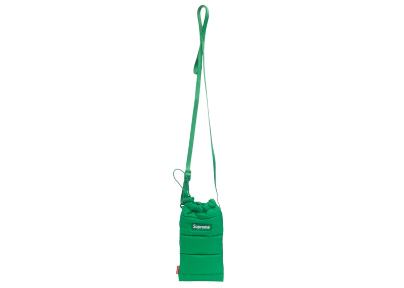 Supreme Puffer Neck Pouch Groen