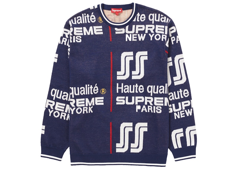 Supreme Qualite Sweater Blauw