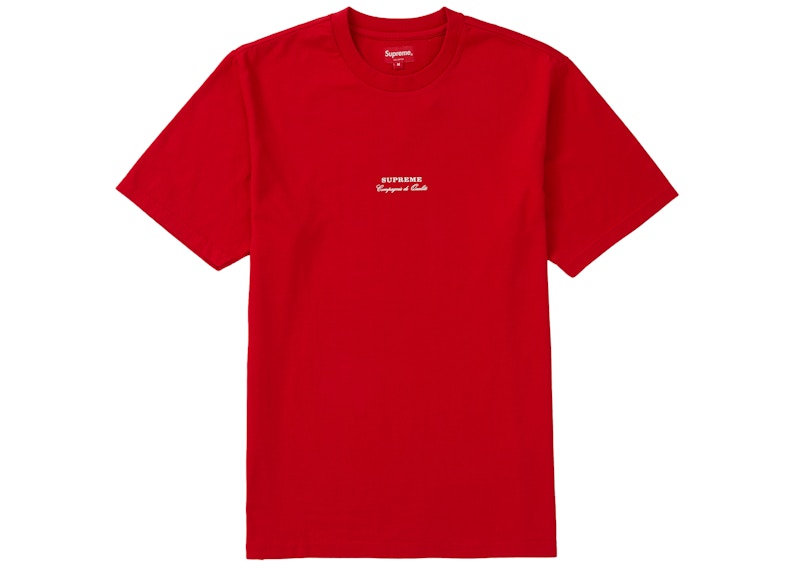 Supreme Qualite Tee Rood