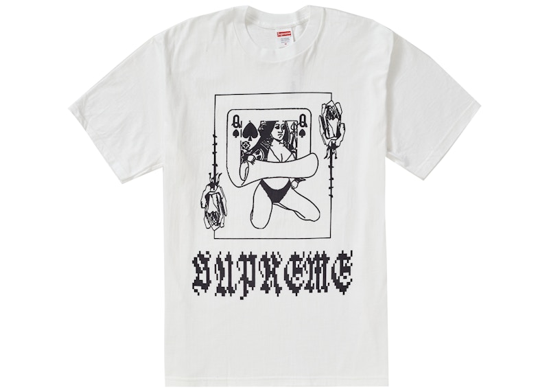 Supreme Queen Tee Wit