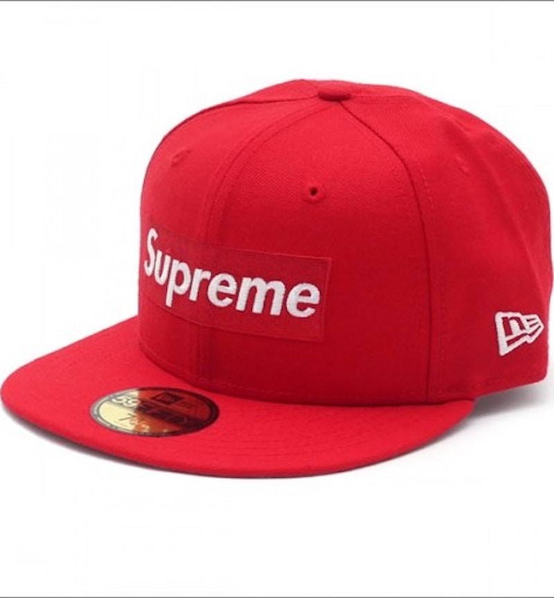 Supreme RIP New Era Rood
