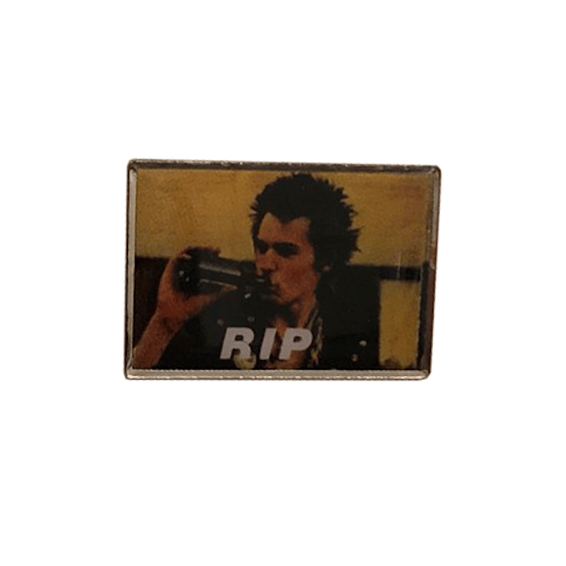 Supreme RIP Sid Vicious Pin Zilver