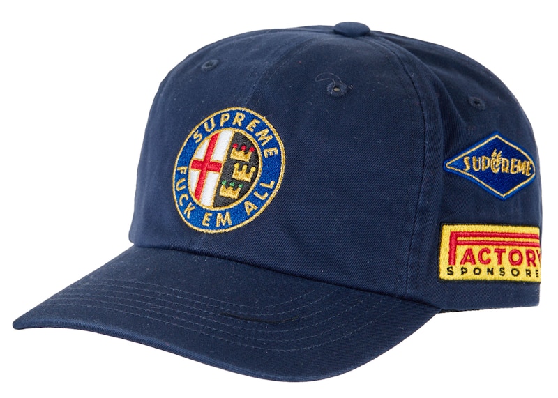 Supreme Racing 6-Panel Blauw