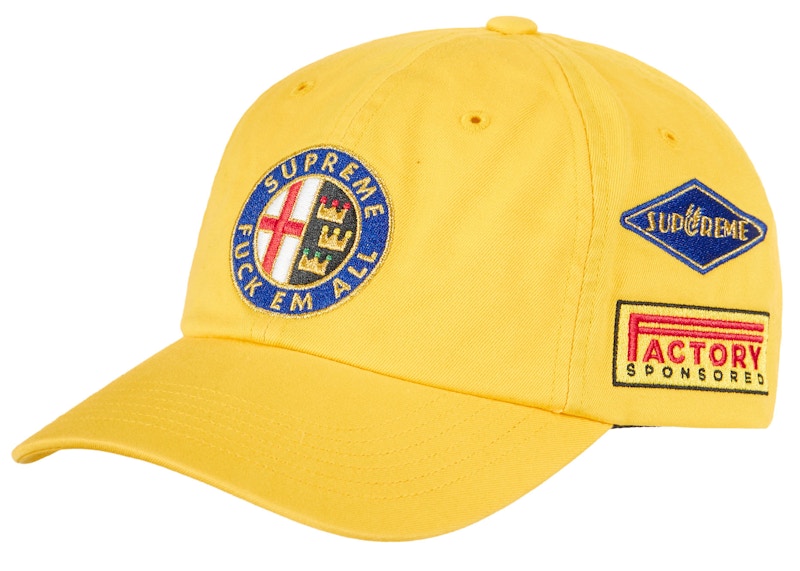Supreme Racing 6-Panel Geel