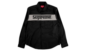 Supreme Racing Logo Work Shirt Zwart