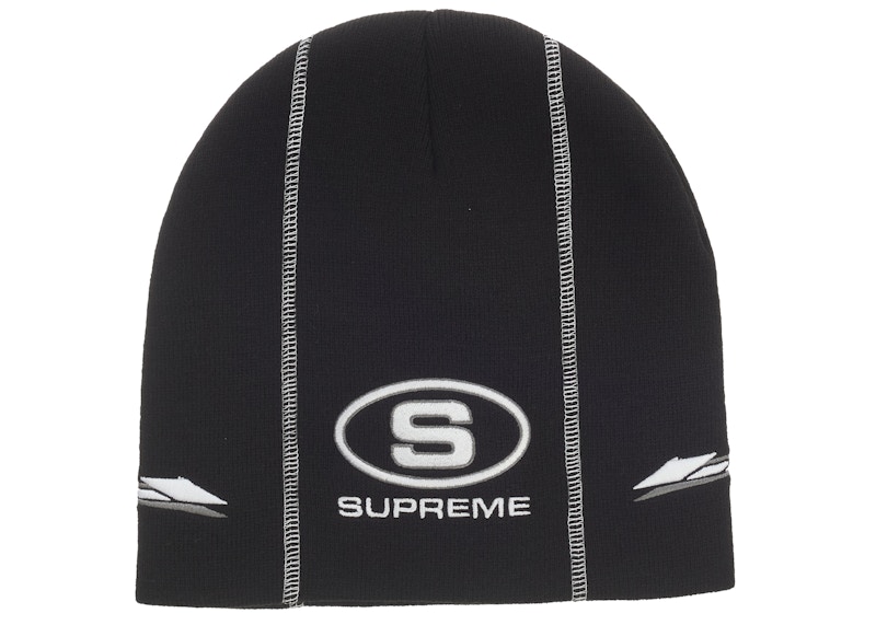 Supreme Racing Panel Beanie Zwart