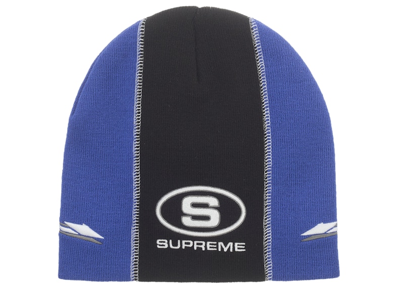 Supreme Racing Panel Beanie Blauw
