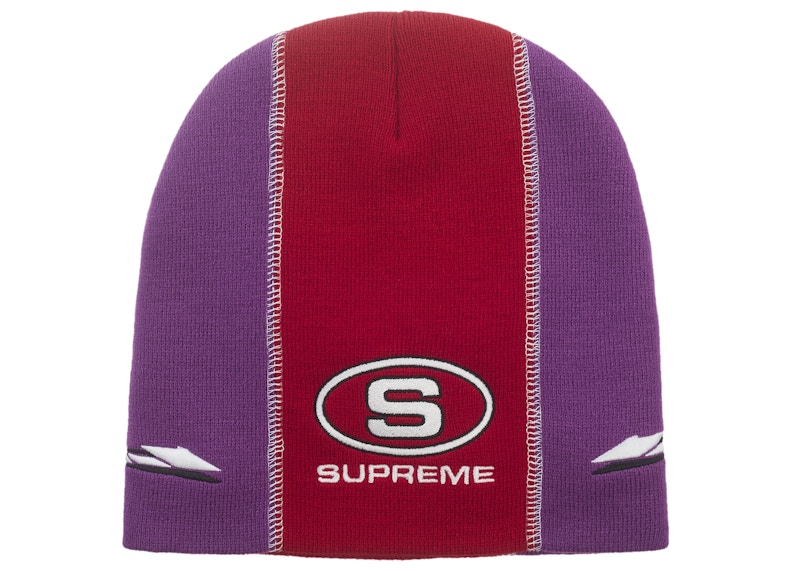 Supreme Racing Panel Beanie Paars