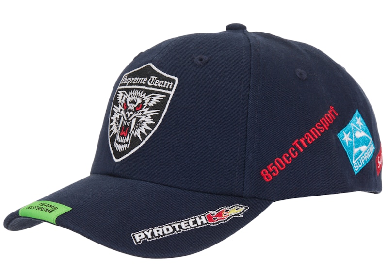 Supreme Racing Team 6-Panel Blauw