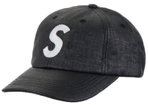 Supreme Raffia S Logo 6-Panel Zwart