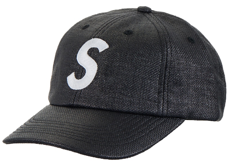 Supreme Raffia S Logo 6-Panel Zwart