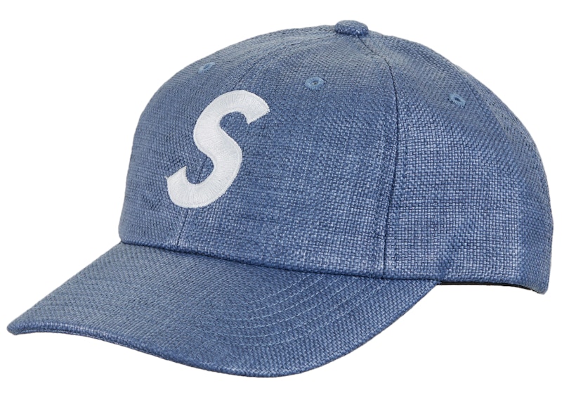 Supreme Raffia S Logo 6-Panel Blauw