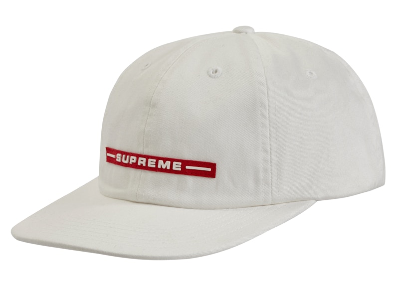 Supreme Raised Logo 6-Panel Wit