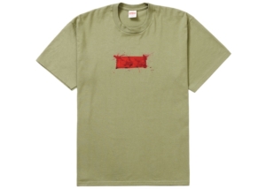 Supreme Ralph Steadman Box Logo Tee Light Olijf