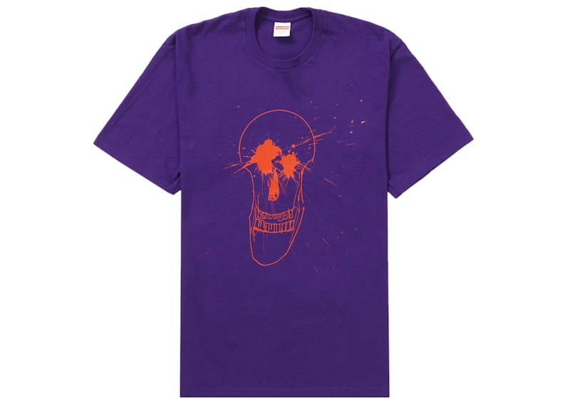 Supreme Ralph Steadman Skull Tee Paars