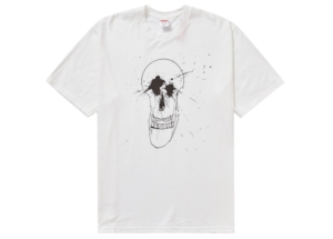 Supreme Ralph Steadman Skull Tee Wit