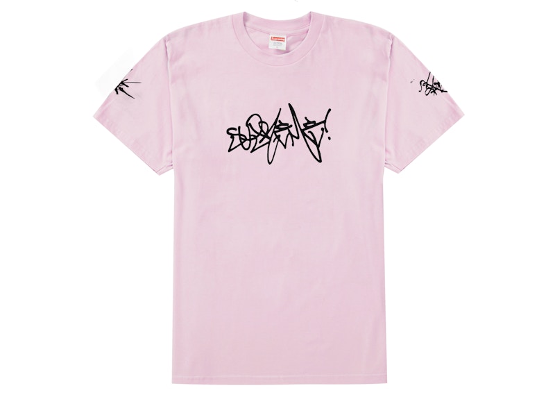 Supreme Rammellzee Tag Tee Light Roze