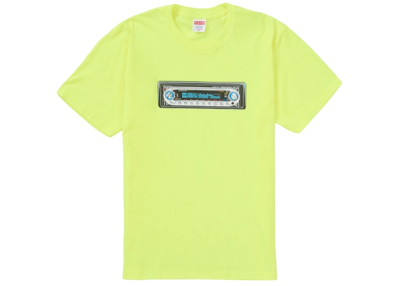 Supreme Receiver Tee Fluorescent Geel