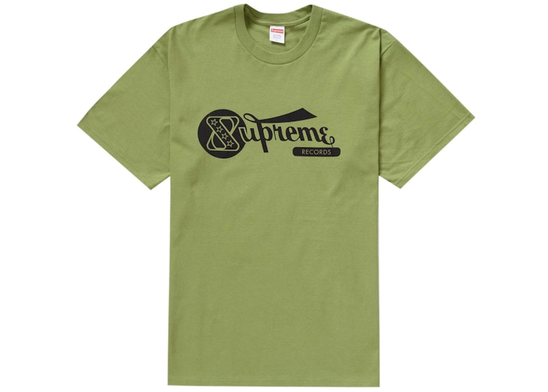 Supreme Records Tee Moss Groen