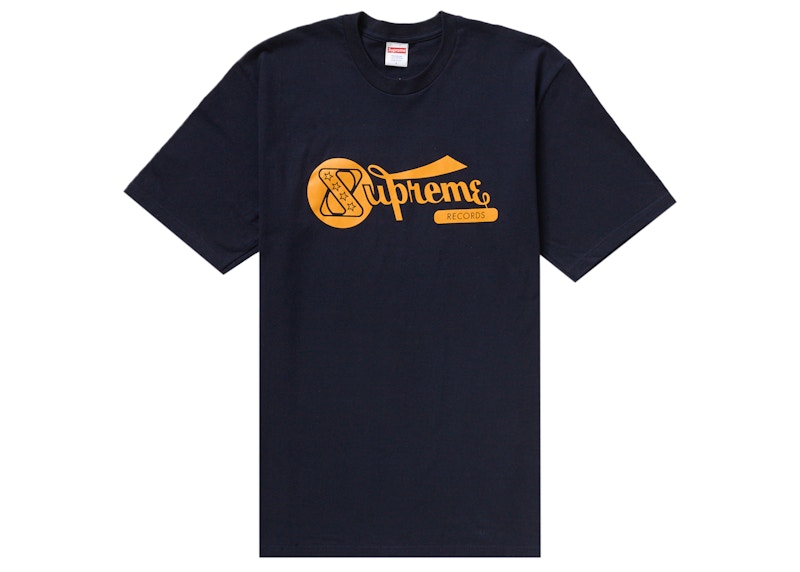 Supreme Records Tee Blauw