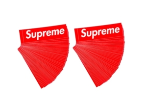 Supreme Box Logo 100x Sticker Lot