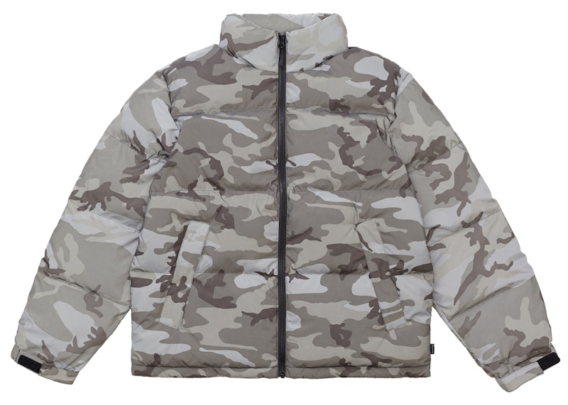 Supreme Reflective Down Jacket Snow Camo