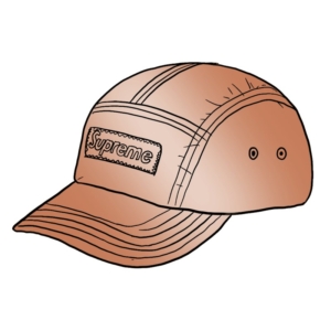 Supreme Reflective Camp Cap Oranje