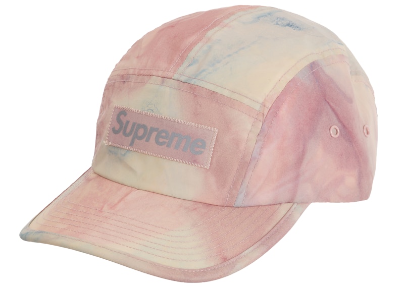 Supreme Reflective Dyed Camp Cap Magenta Roze
